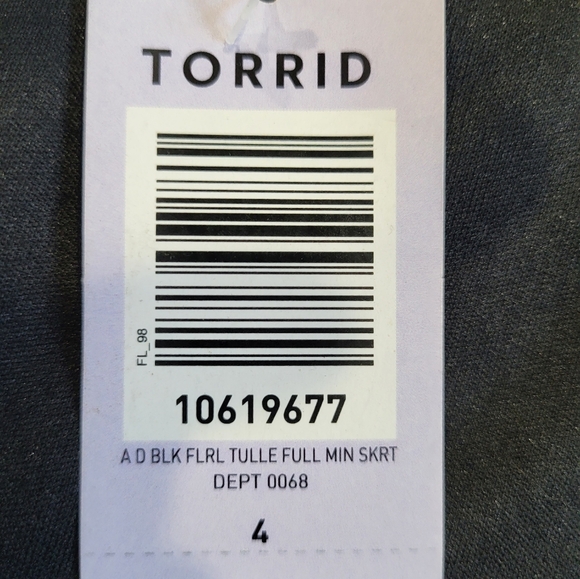 Tulle floral skirt by Torrid - Picture 4 of 4